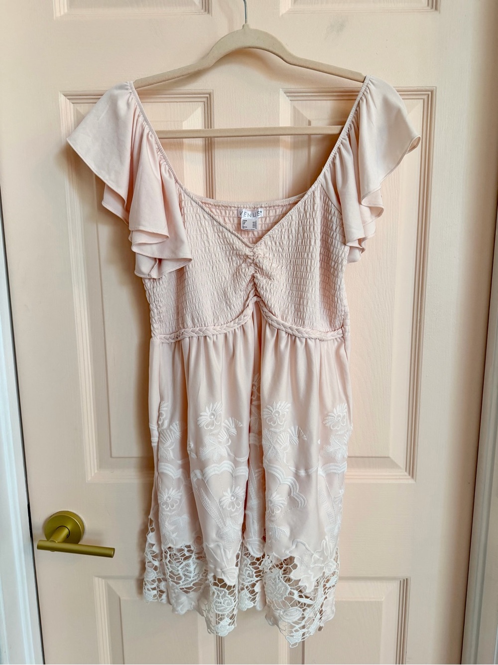 Light pink floral Venus dress
